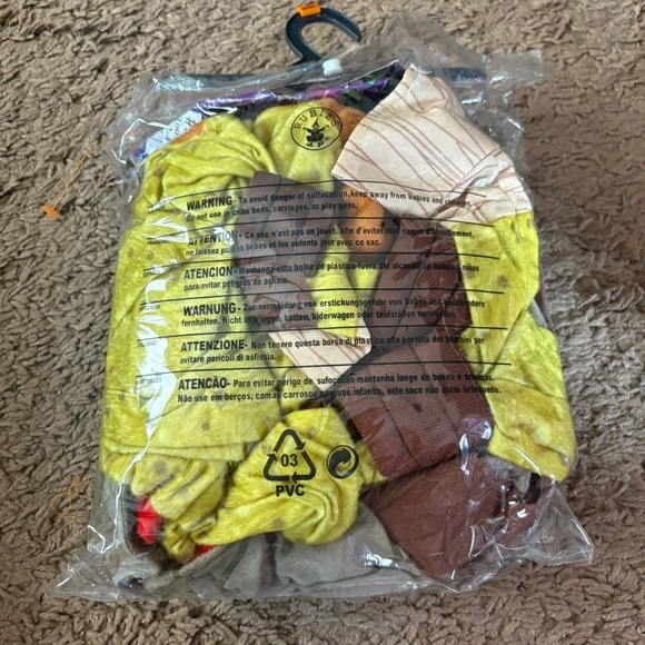 Teenage Mutant Ninja Turtles Raphael Costume Sz 2-4 Plush Shell Nickelodeon - Picture 5 of 6